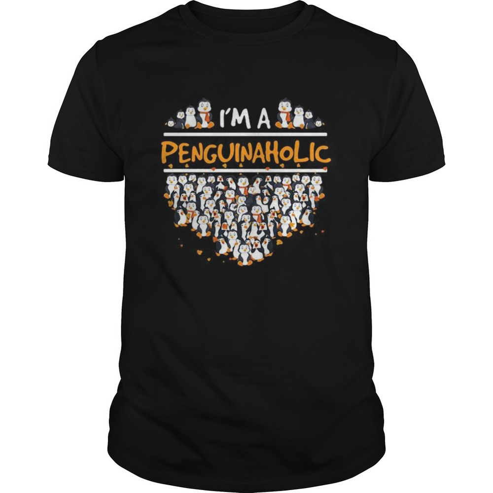Im A Penguin Aholic Heart Shirt